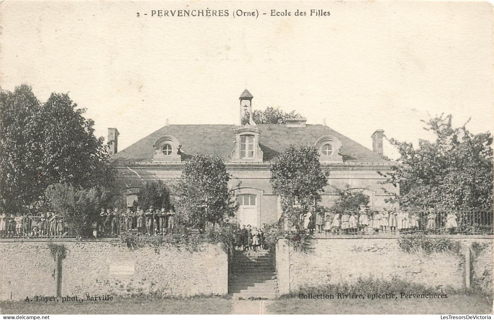 FRANCE - Pervenchères - Ecole Des Filles - Carte Postale Ancienne - Pervencheres