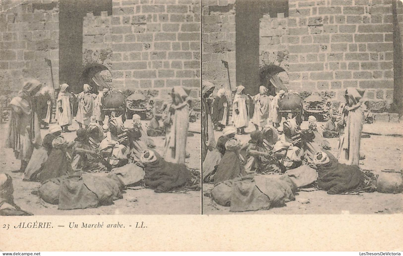 ALGÉRIE - Un Marché Arabe - Carte Postale Ancienne - Autres & Non Classés