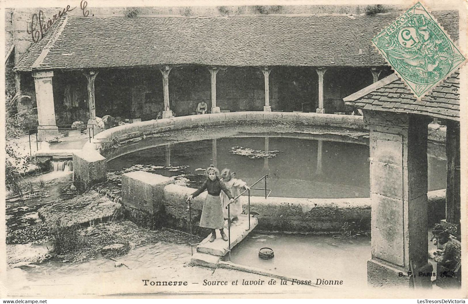 FRANCE - Tonnerre - Source Et Lavoir De La Fosse Dionne - Carte Postale Ancienne - Tonnerre