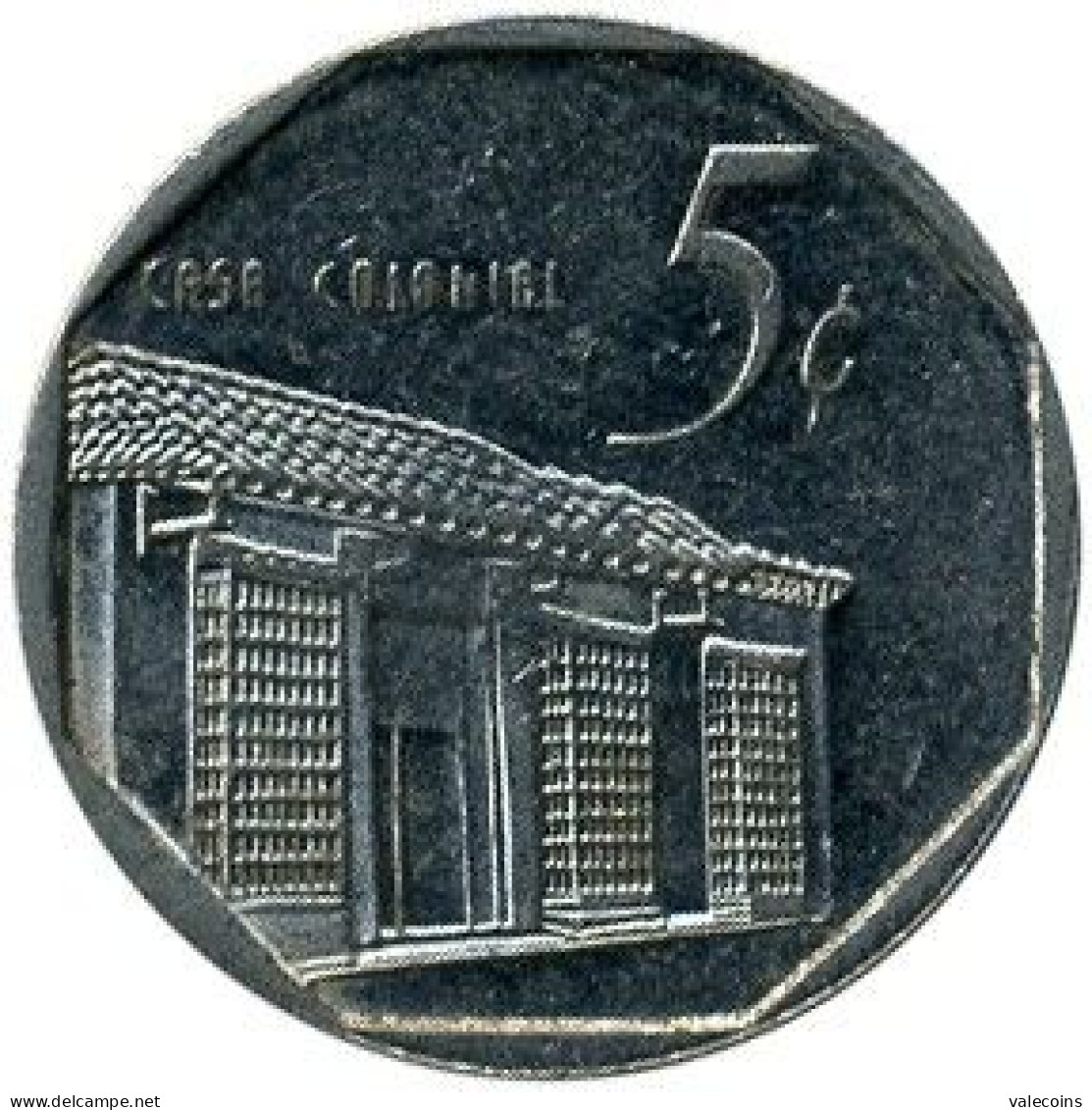CUBA - 1998 - 5 Centavos - KM 575.2 - CASA COLONIAL - UNC - Cuba