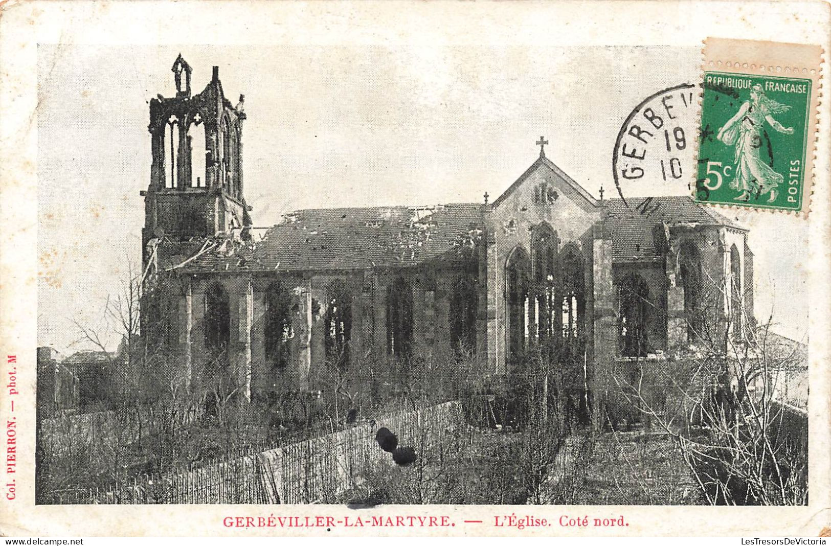 FRANCE - Gerbéviller - Vue Sur L'église Côté Nord - Carte Postale Ancienne - Gerbeviller