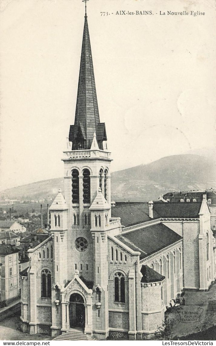 FRANCE - Aix Les Bains - La Nouvelle Eglise - Carte Postale Ancienne - Aix Les Bains
