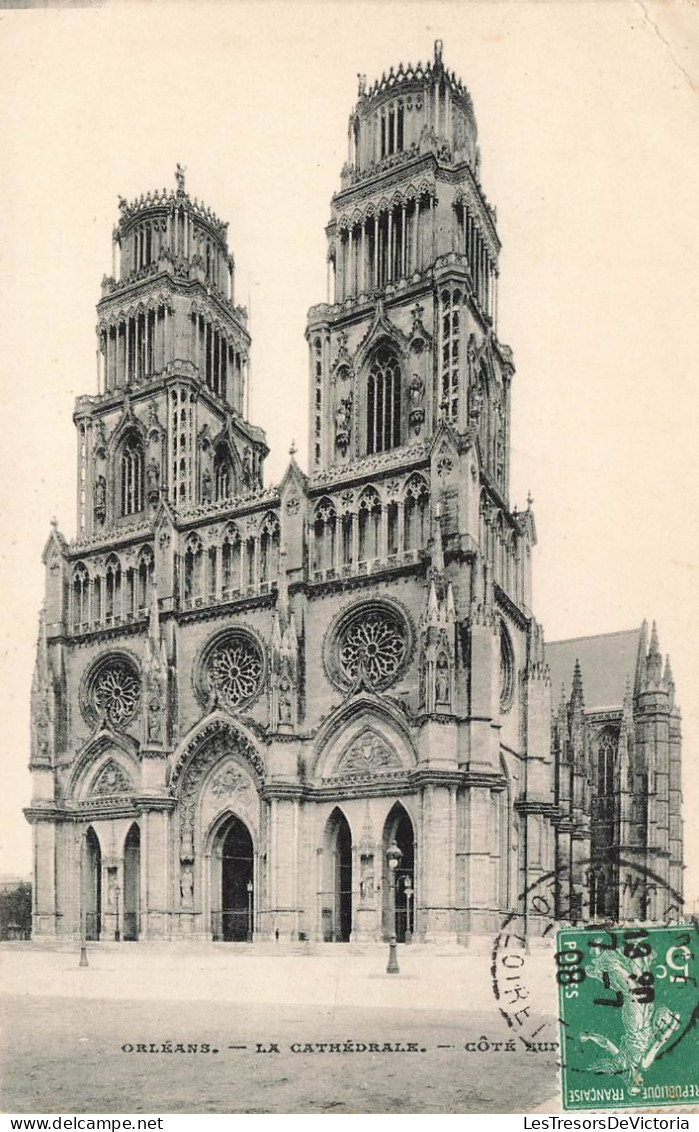 FRANCE - Orléans - La Cathédrale - Côté Sud - Carte Postale Ancienne - Orleans