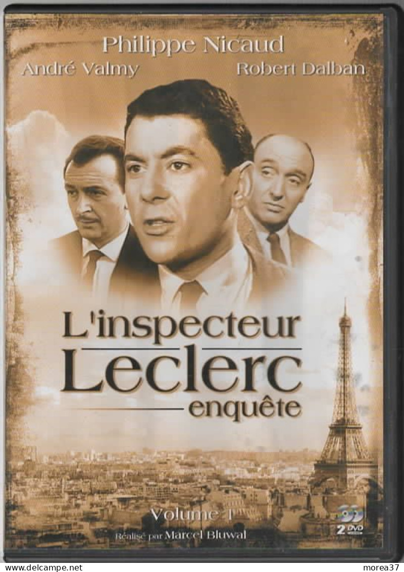 L'INSPECTEUR LECLERC ENQUÊTE  Volume 1  ( 2 DVDs )  Avec Philippe NICAUD  Andre VAMLY   (C44) - TV-Reeksen En Programma's