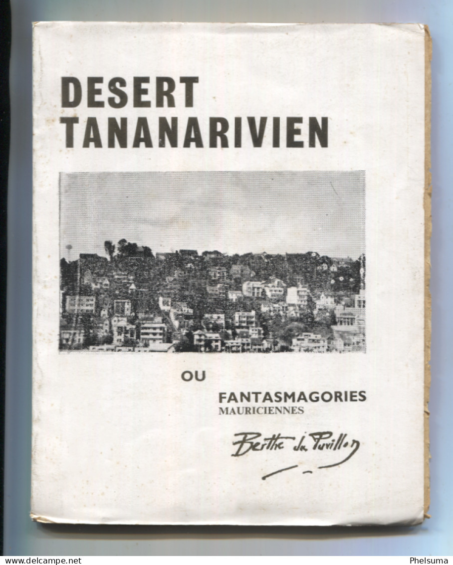 RARE - Depuis La REUNION  - Desert Tananarivien Ou Fantasmagories Mauriciennes Berthe Du Pavillon - 1987 - Outre-Mer