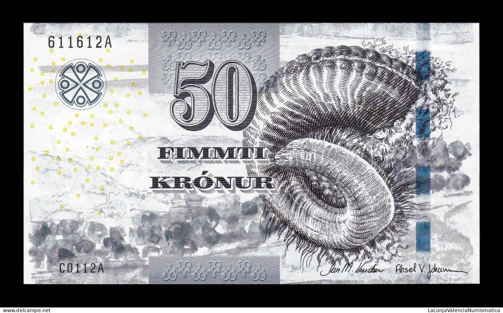 Islas Feroe Faeroe Islands 50 Kronur 2011 Pick 29 Sc Unc - Färöer Inseln