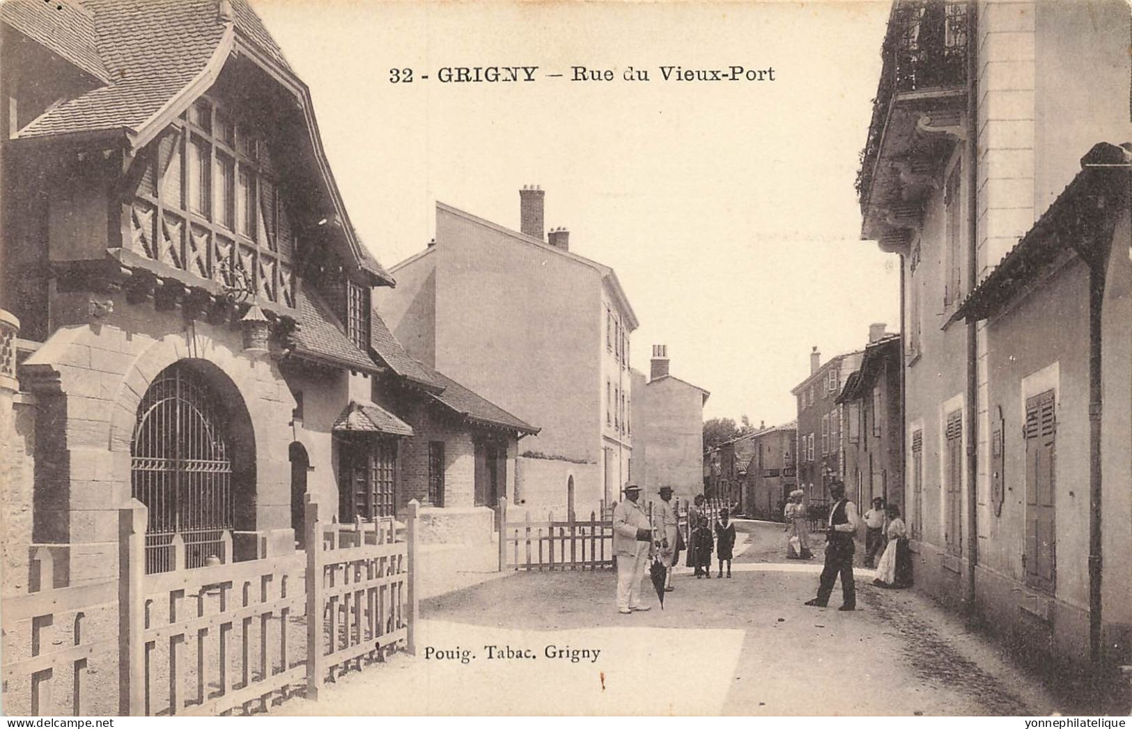 69 - RHÔNE - GRIGNY - Rue Du Vieux-Port - Animation - 10814 - Grigny