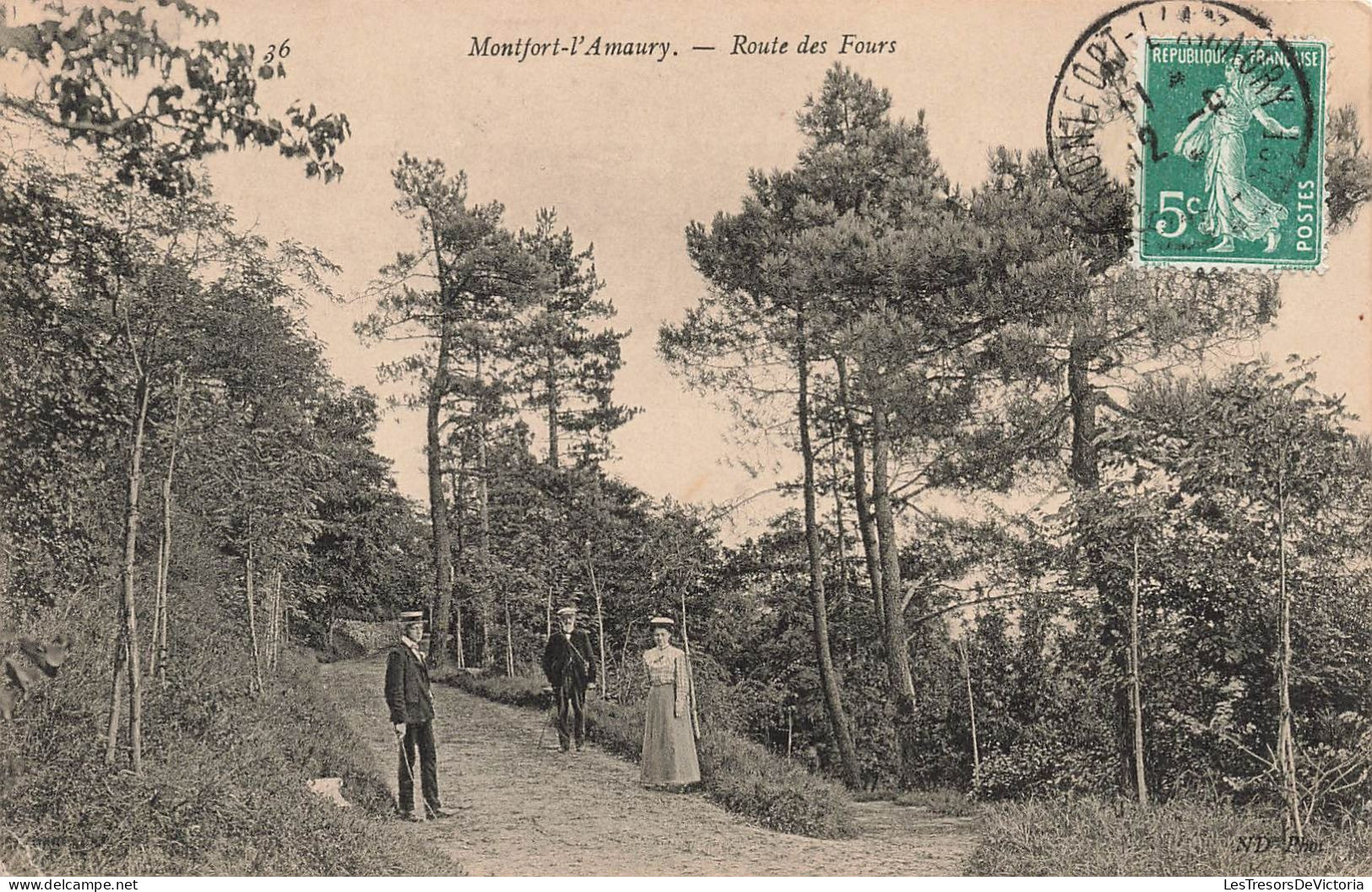 FRANCE - Montfort L'Amaury - Sur La Route Des Fours - Carte Postale Ancienne - Montfort L'Amaury