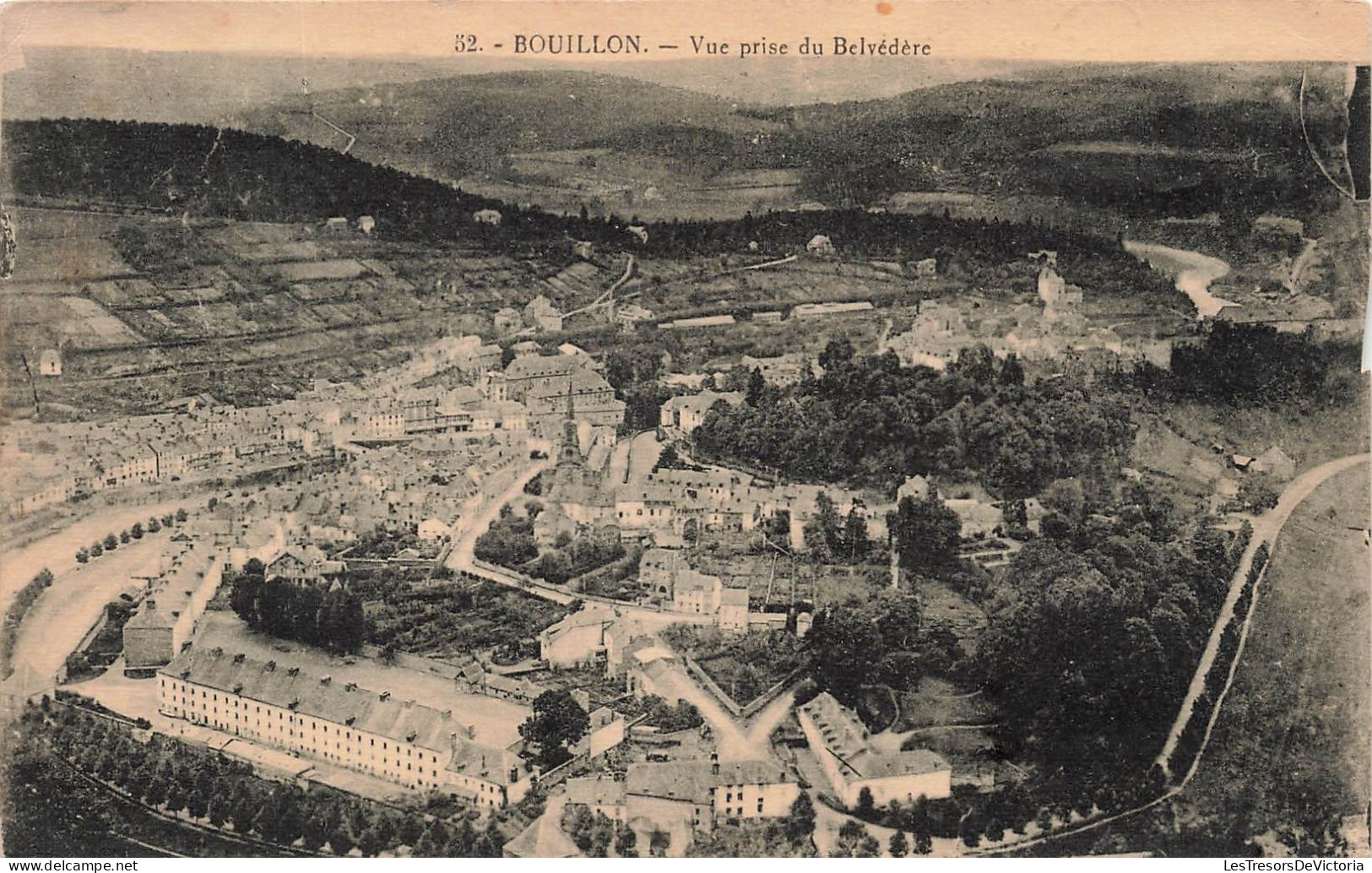 BELGIQUE - Bouillon - Vue Prise Du Belvédère - Carte Postale Ancienne - Bouillon