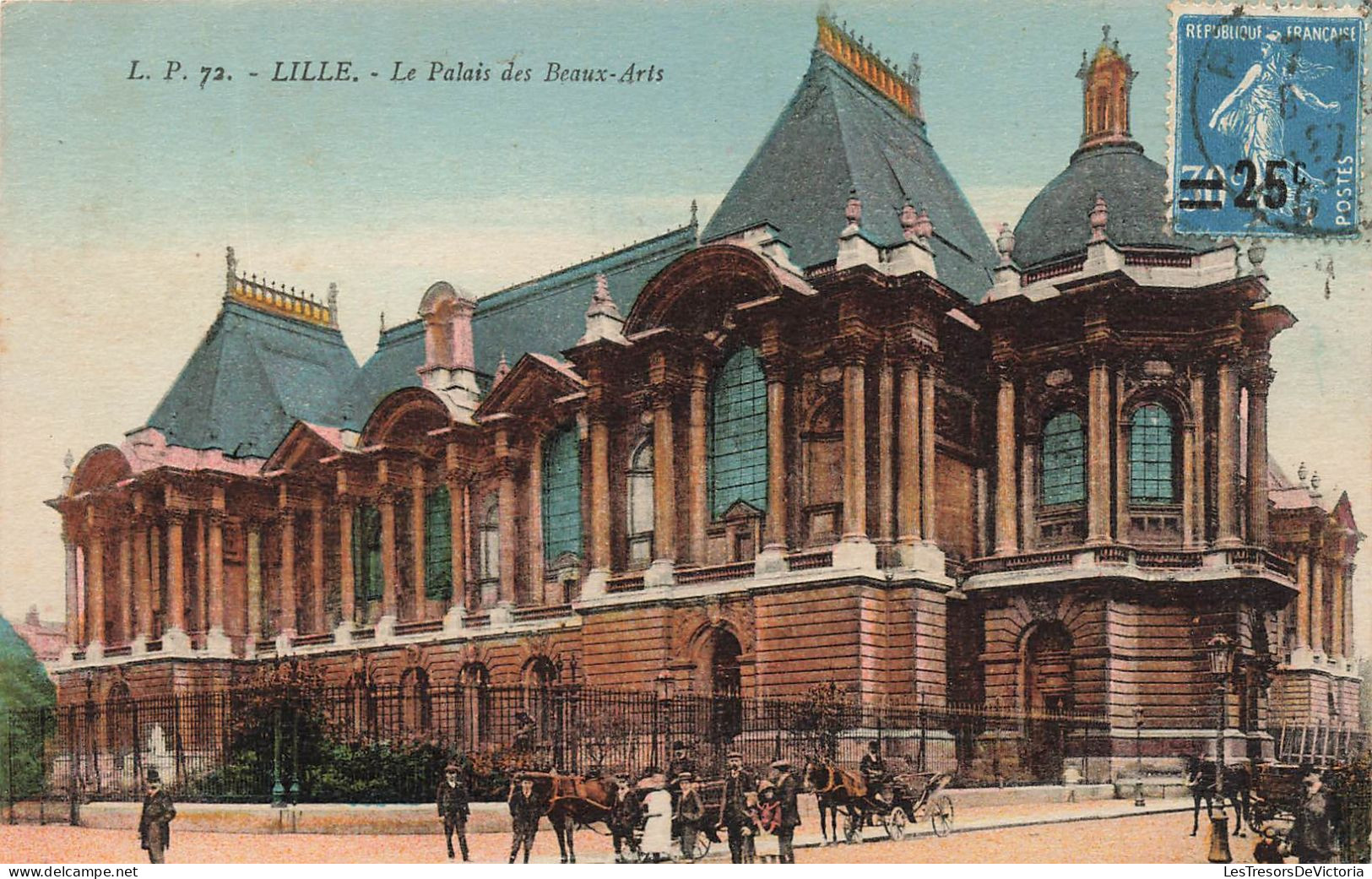 FRANCE - Lille - Le Palais Des Beaux Arts - Colorisé - Animé - Carte Postale Ancienne - Lille