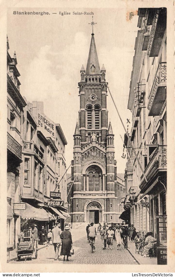 BELGIQUE - Blankenberge - Eglise Saint Roch - Carte Postale Ancienne - Blankenberge