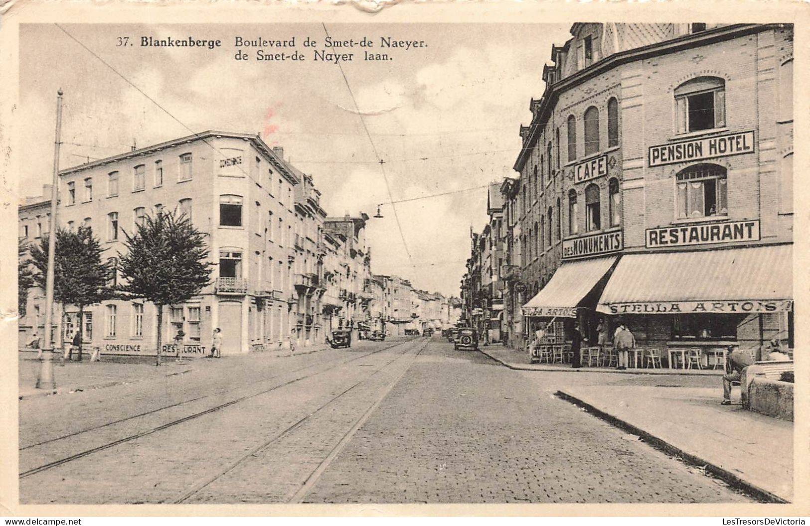 BELGIQUE - Blankenberge - Boulevard De Smet De Naeyer - Carte Postale Ancienne - Blankenberge