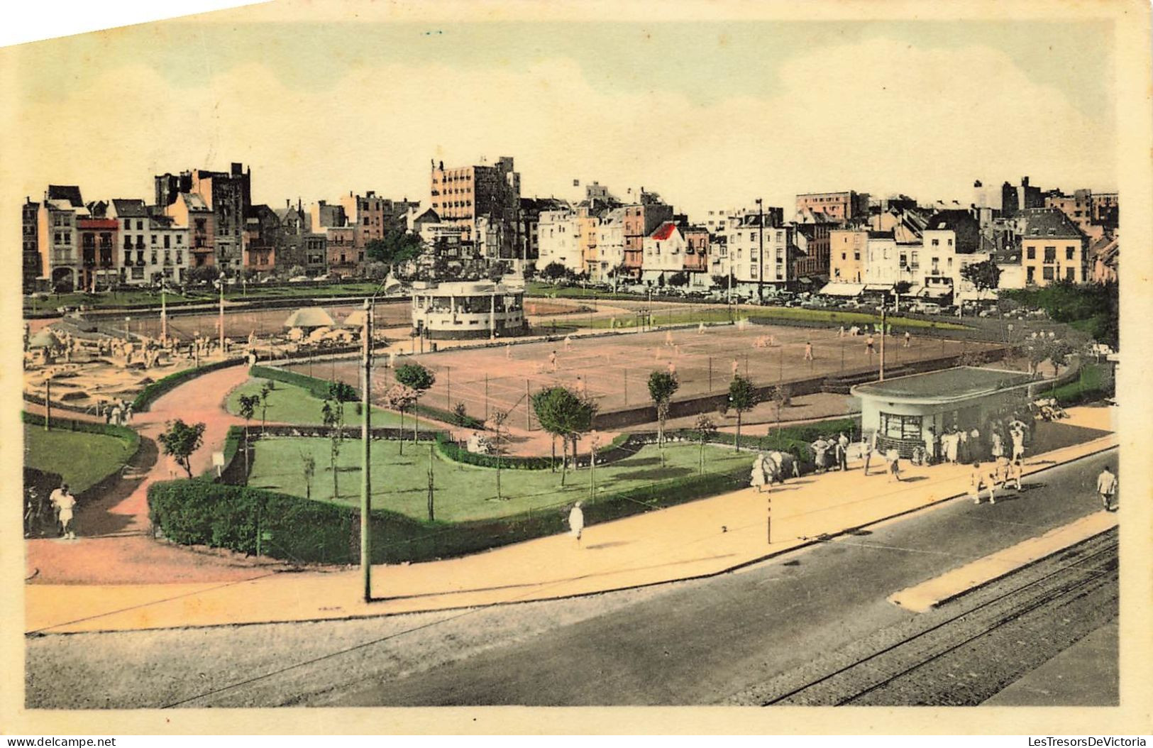 BELGIQUE - Blankenberge - Les Tennis - Carte Postale Ancienne - Blankenberge