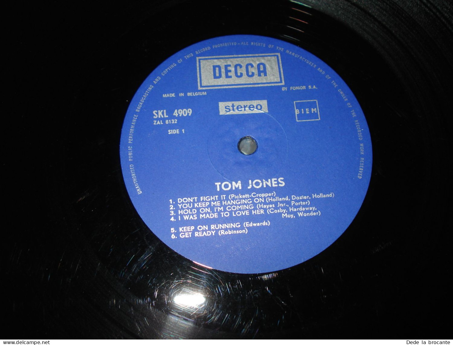 B12 / Tom Jones – 13 Smash Hits – LP - Decca – SKL 4909 - Be 1967  EX/EX - Disco & Pop