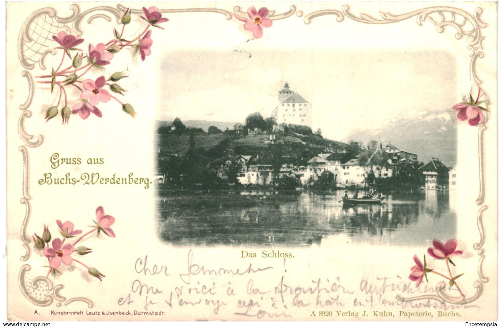 CPA Carte Postale Suisse Buchs- Werdenberg Das Schloss1900  VM74689 - Buchs