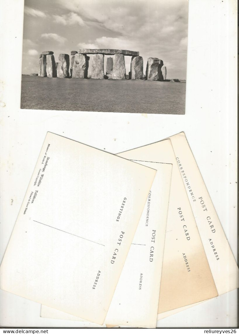 CPM, G. F. R.U.  Lot De 5 Cartes De Stonehenge , Ed. Ministry Of Works - Stonehenge