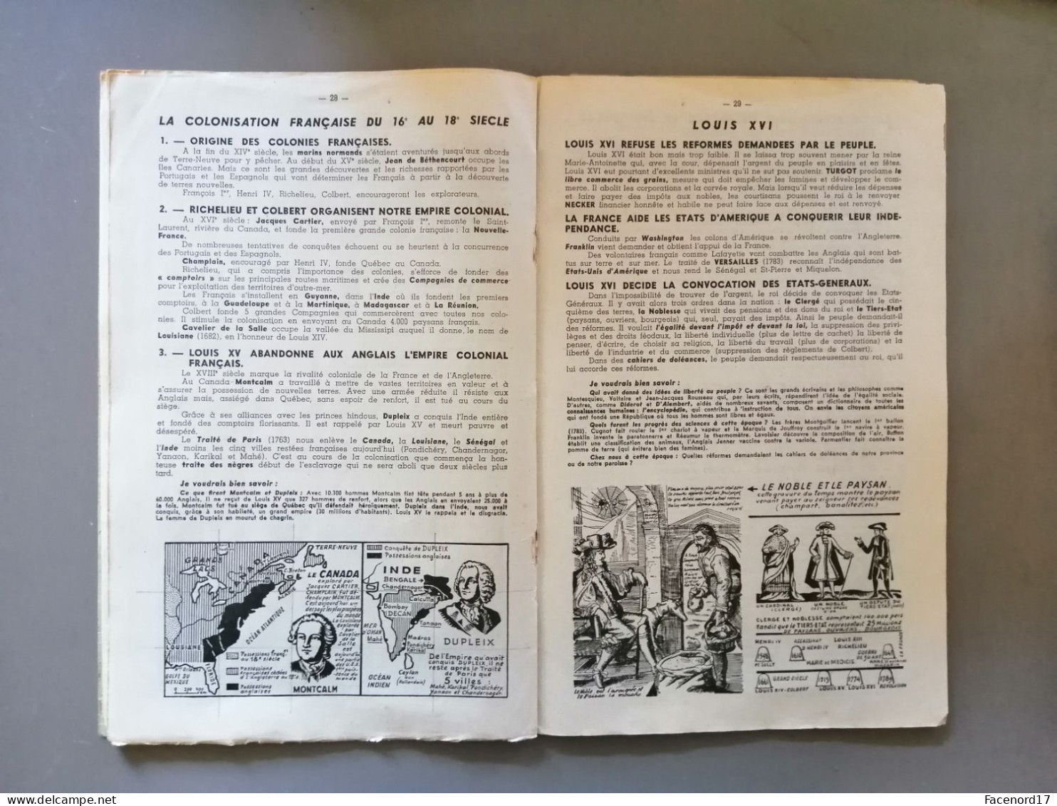 Mon Mémento D'histoire Des Origines à Nos Jours J. Anscombre 1955 - 6-12 Ans