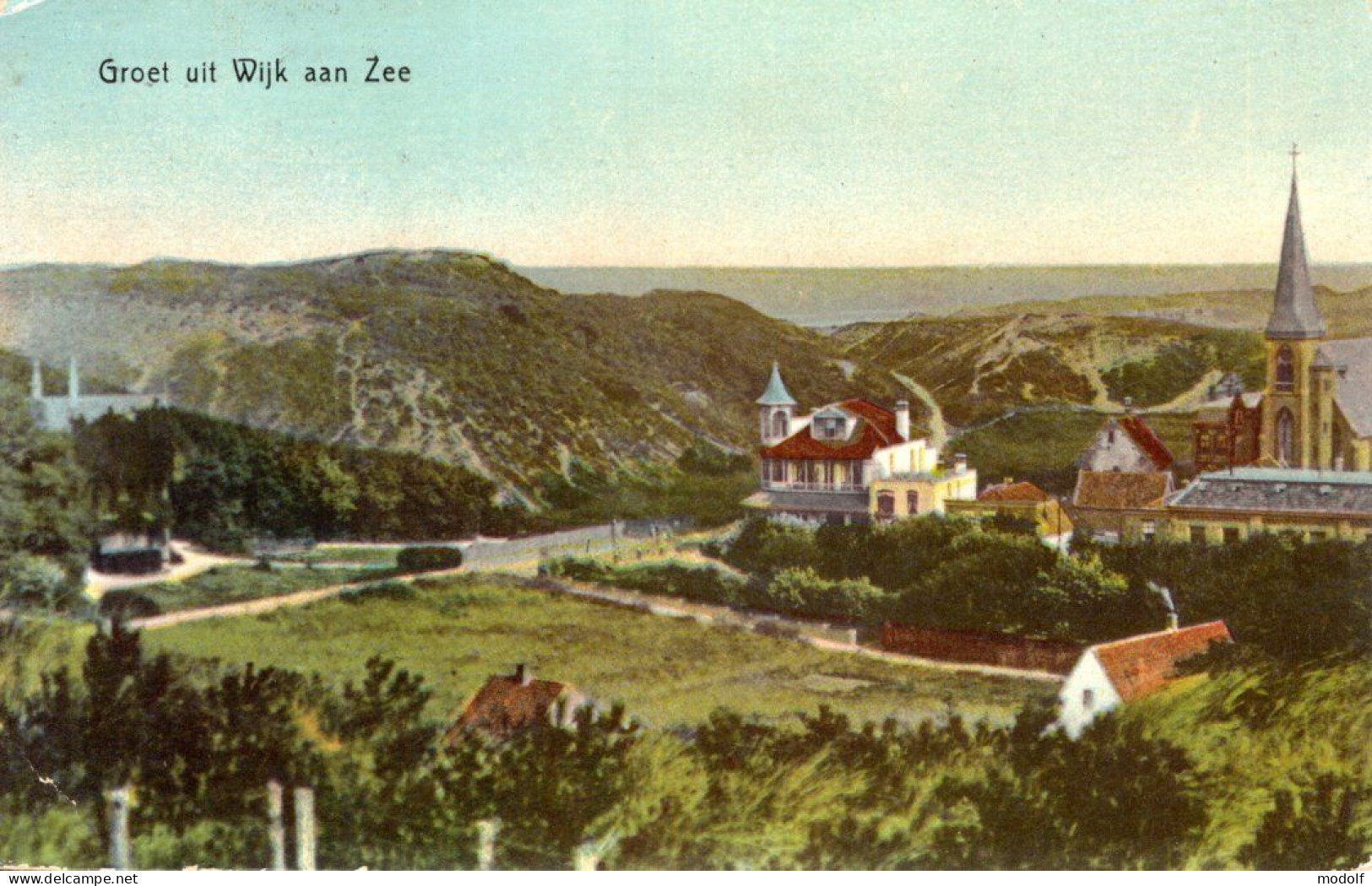 CPA - Pays-Bas - Groet Uit Wijk Aan Zee - Colorisée - 1910 - Wijk Aan Zee