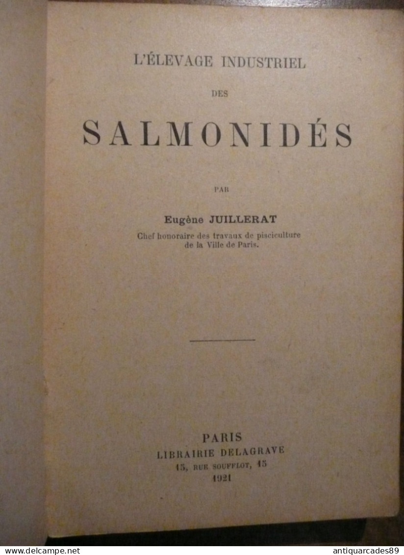 L'ELEVAGE INDUSTRIEL DES SALMONIDÉS - Caza/Pezca