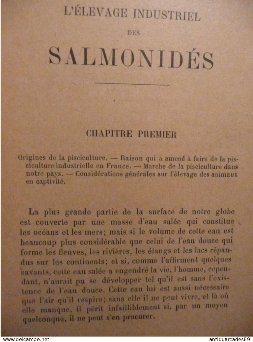 L'ELEVAGE INDUSTRIEL DES SALMONIDÉS - Jacht/vissen