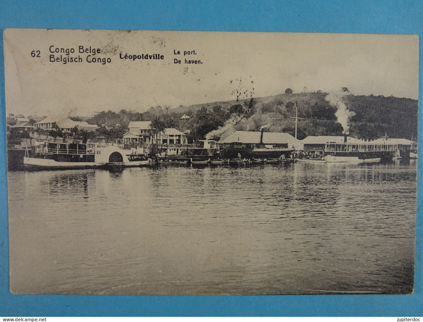 (Entier Postal) Congo Belge Léopoldville Le Port - Kinshasa - Leopoldville