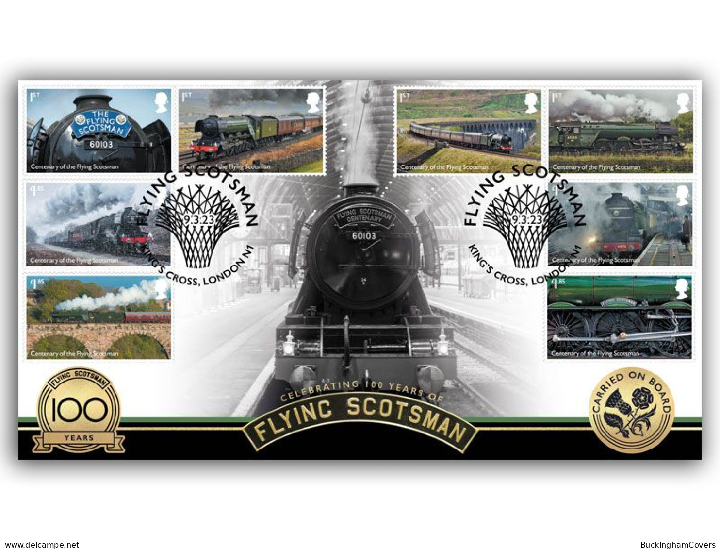 2023 Flying Scotsman FDC - Last QEII Stamp Issue - 2021-... Ediciones Decimales