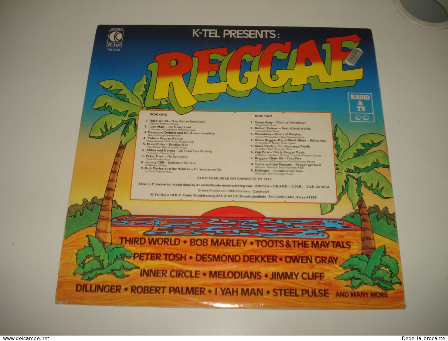 B12 / Reggae Compilation– LP - K-Tel – TN 1331 - Holland 1979  EX/EX - Reggae