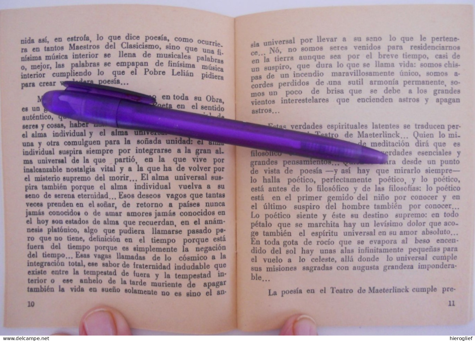 Poeta Del Teatra - Maurice Maeterlinck Cuenca Ecuador Azuay Nobelprijs Literatuur Rigoberts Cardero Y Léon ° Gent + Nice - Kultur