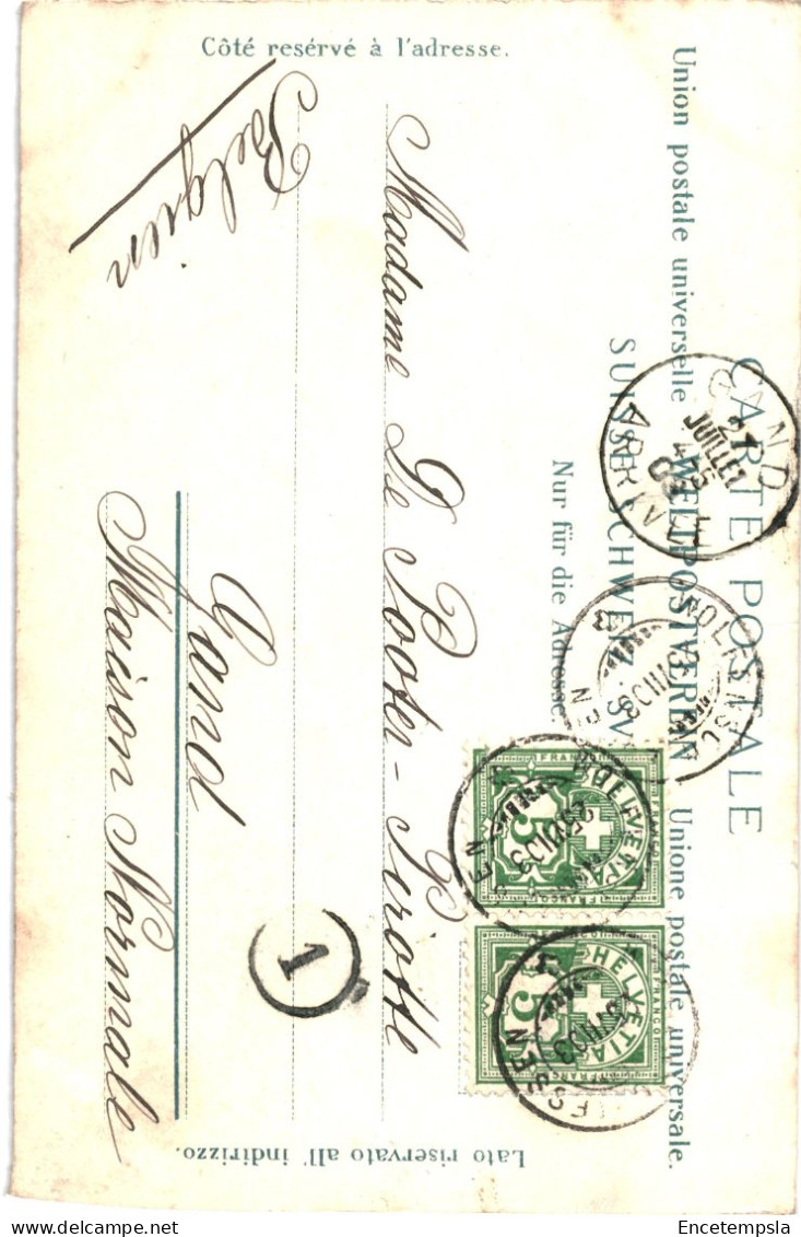 CPA Carte Postale Suisse Wolfenschiessen  Die Wolfsschlucht 1903  VM74698 - Wolfenschiessen