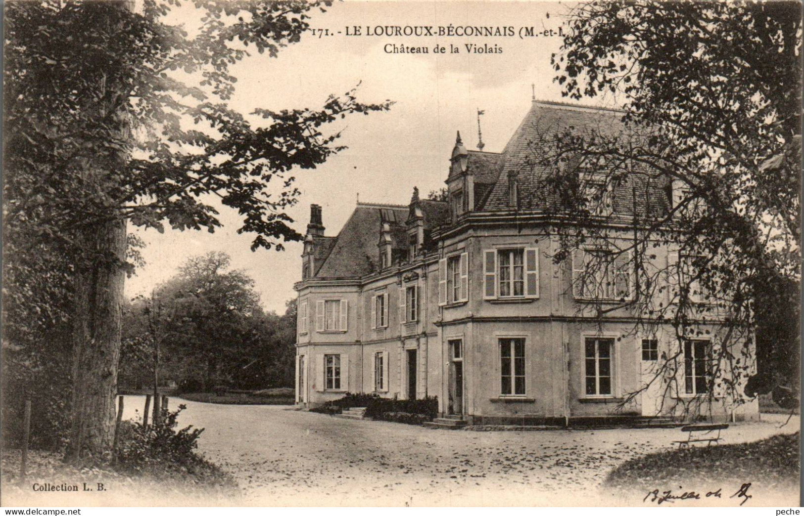 N°119666bis -cpa Le Louroux Béconnais -château De La Violais- - Le Louroux Beconnais