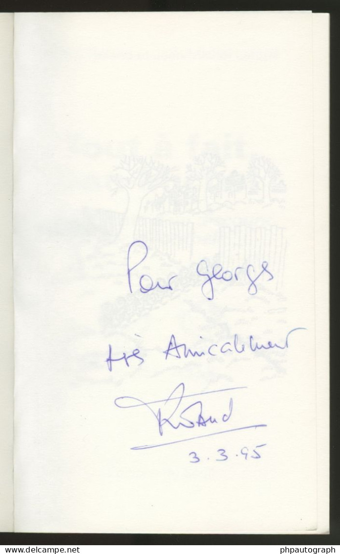 Thierry Roland (1937-2012) - Journaliste Sportif - Livre Dédicacé En Personne - Television & Internet