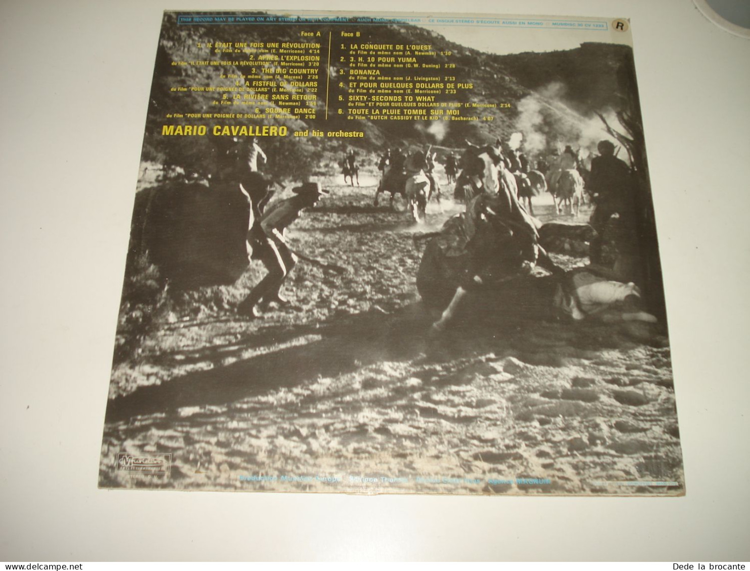 B12 / Musiques Des Grands Films Western No 2 – LP – 30 CV 1233 - Fr 1979  NM/EX - Filmmusik