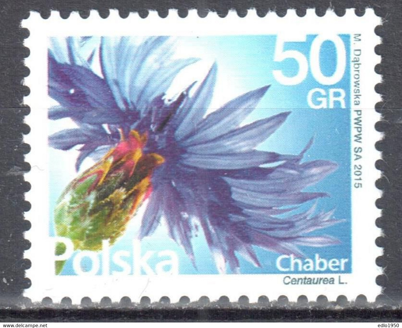 Poland 2016 - Flowers And Fruits - Mi.4816 - MNH (**) - Unused Stamps
