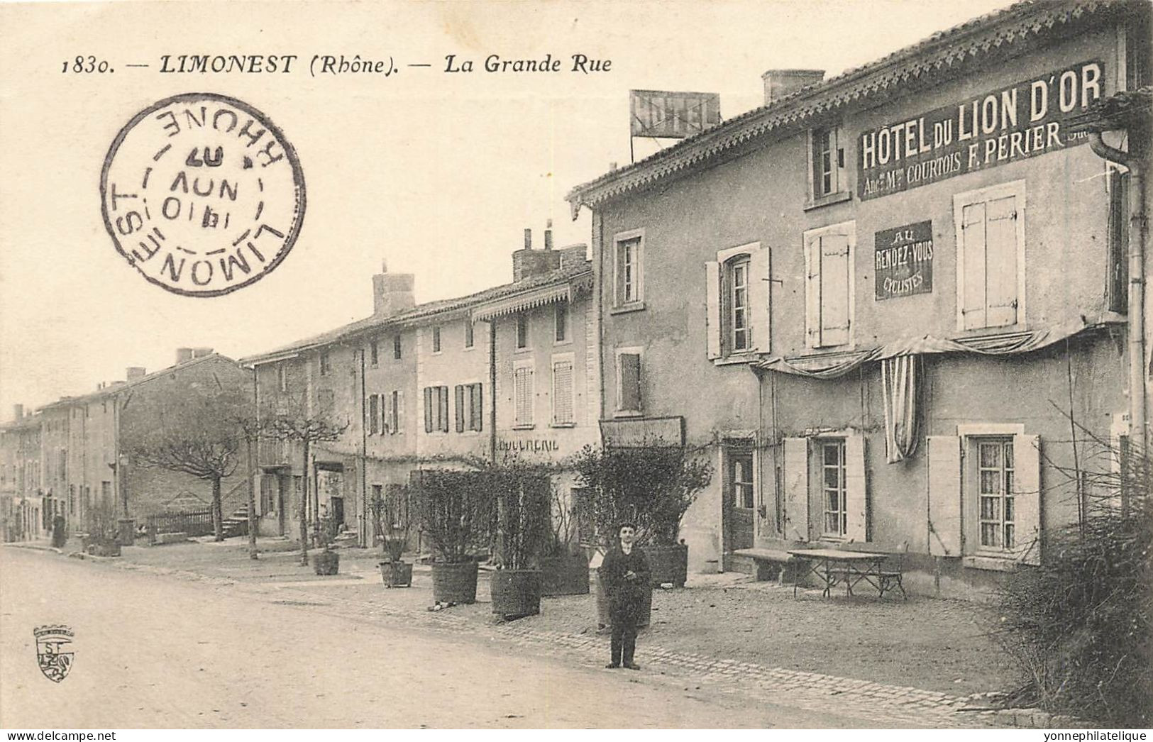 69 - RHÔNE - LIMONEST - Hôtel Du Lion D'Or, PÉRIER, Propriétaire - Animation En Terrasse - 10837 - Limonest