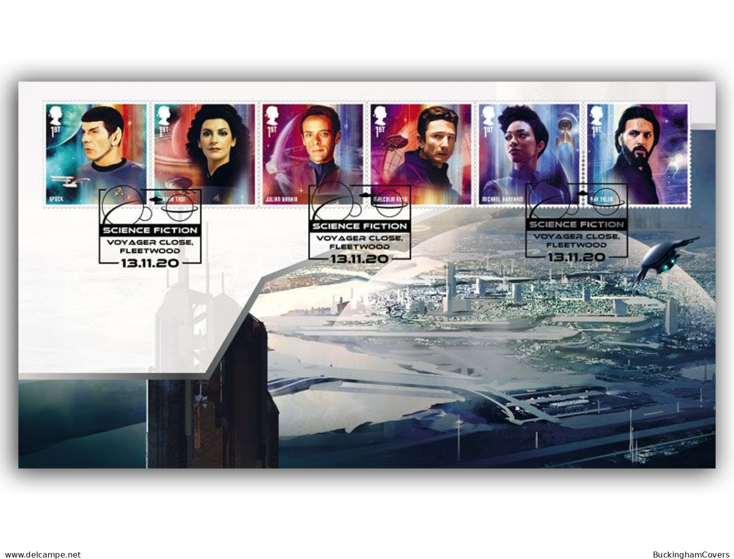 2020 Star Trek FDC Starfleet Crew Cover - 2011-2020 Ediciones Decimales