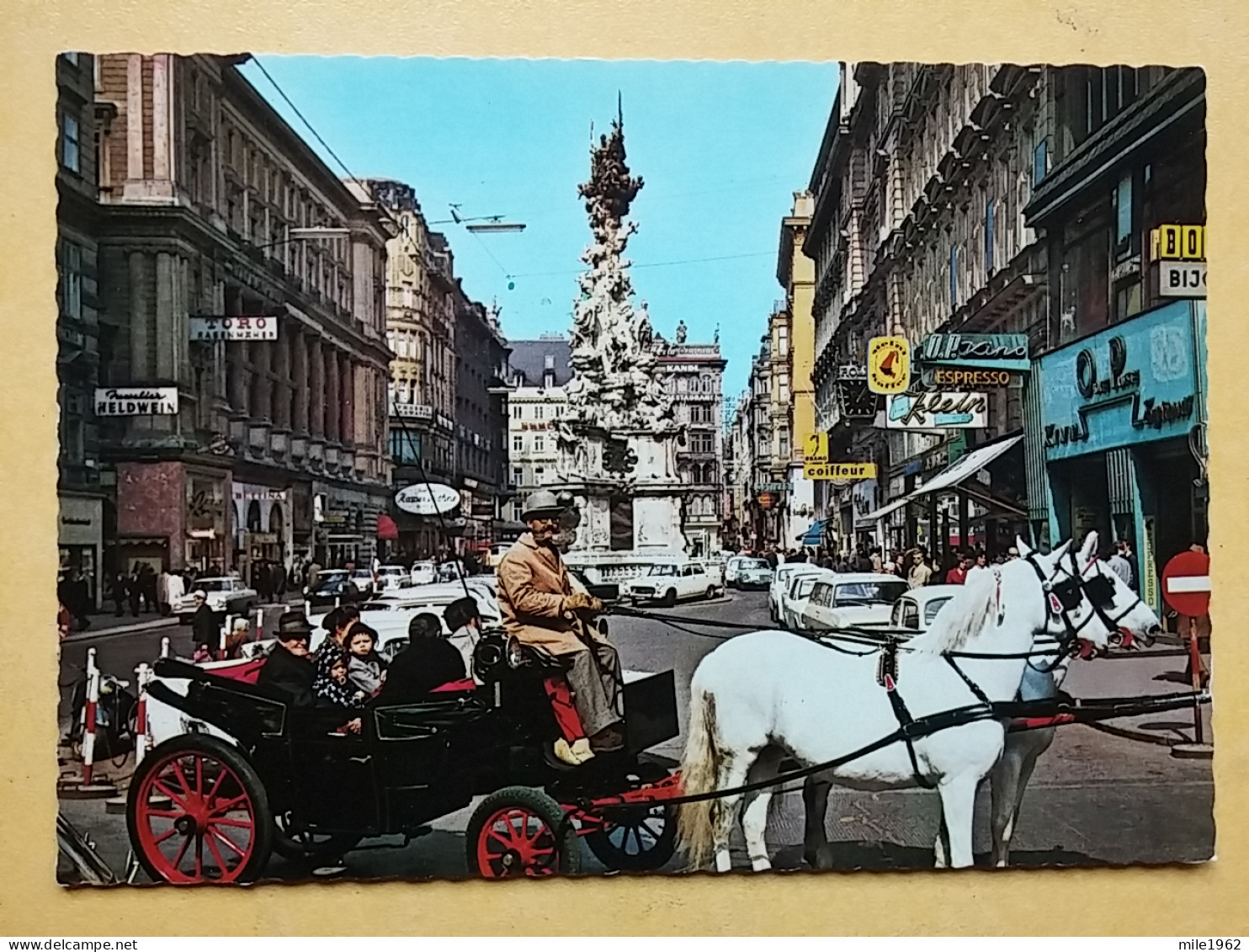 KOV 400-46 - WIEN, VIENNA, VIENNE, AUSTRIA, Fiacre, Fiaker, Horse-drawn Carriage, CALÈCHE, CHEVAL,  - Prater