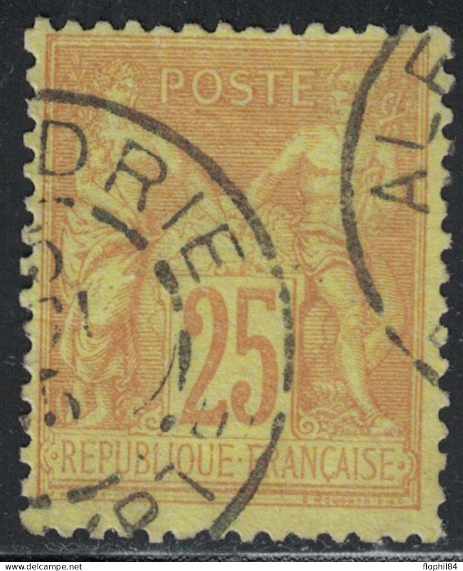 SAGE - N°92 - EGYPTE - ALEXANDRIE - COTE 20€. - 1876-1898 Sage (Type II)