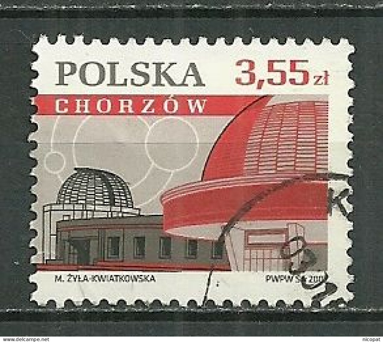 POLAND Oblitéré 4059 Ville Polonaise Chorzow - Gebraucht