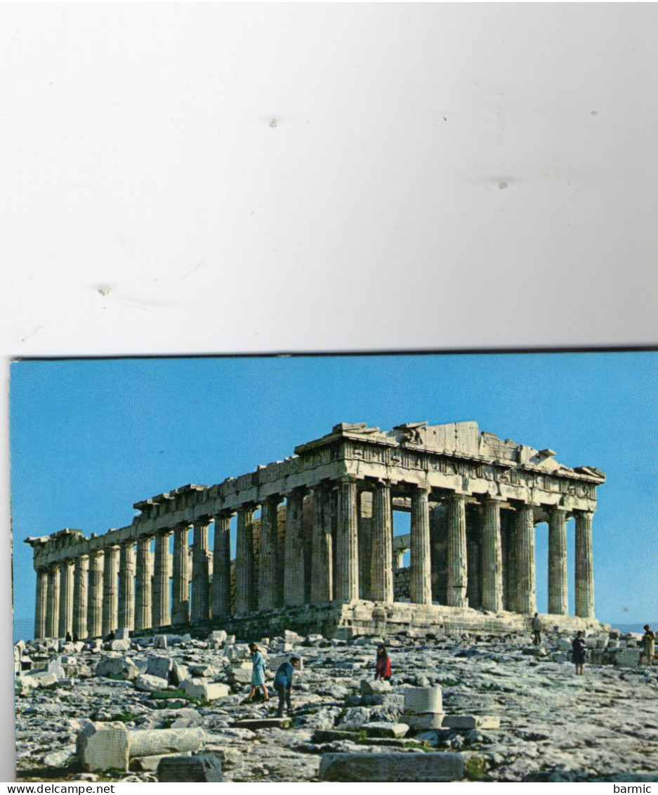 SOUVENIRS D ATHENES, CARNET DE 10 CARTES COULEUR REF 13068 CHE - Saluti Da.../ Gruss Aus...