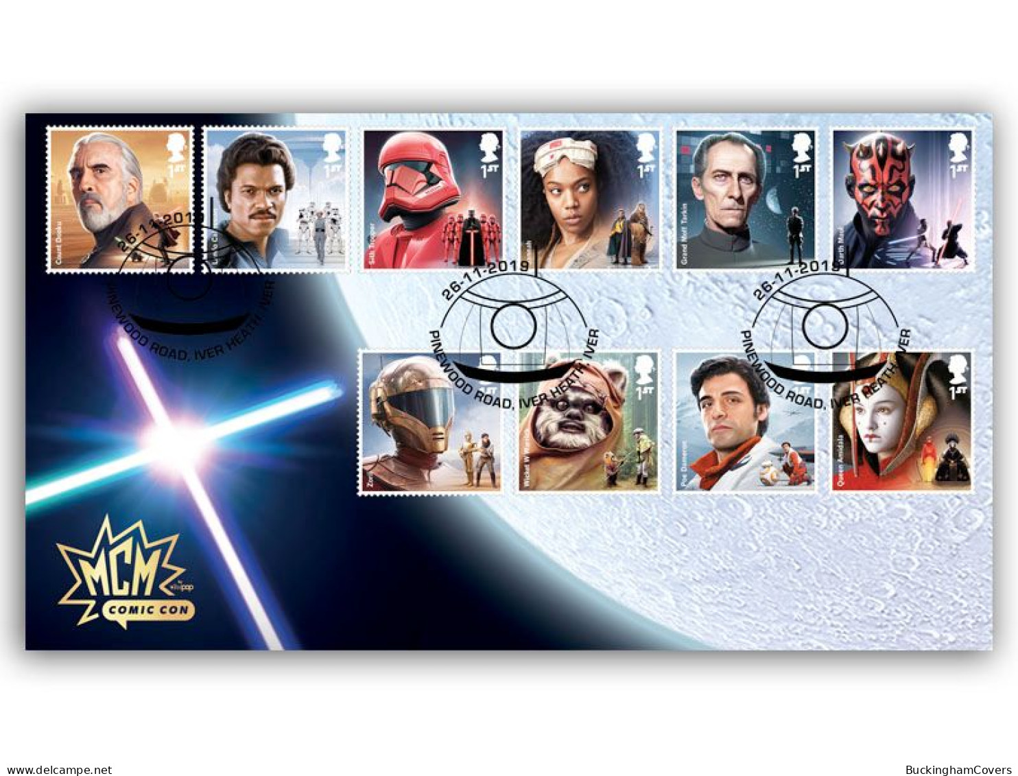 2019 Star Wars FDC Comic Con Cover - 2011-2020 Em. Décimales