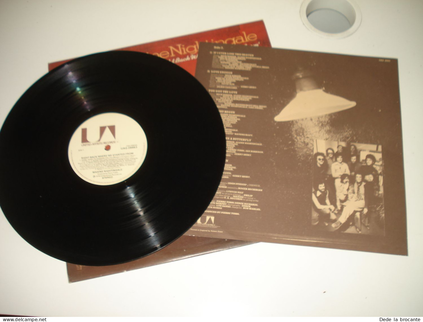 B12 / Maxine Nightingale – Right Back Where - LP – UAG 29953 - UK 1976  EX/NM - Disco, Pop