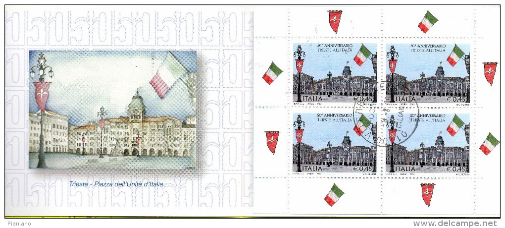 PIA  -  ITALIE  -  2004 : 50° Della Restituzione Di Trieste All' Italia  -     (SAS  L 26 ) - Libretti