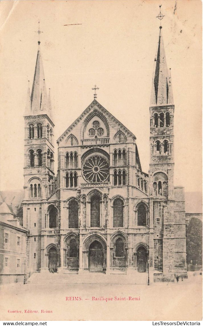 FRANCE - Reims - Basilique Saint Rémi - Carte Postale Ancienne - Reims