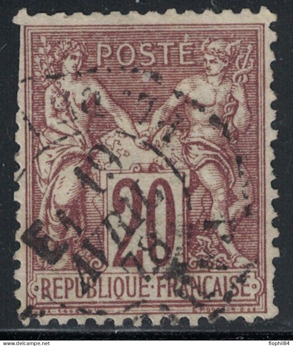 LEVEE EXCEPTIONNELLE - E1 - LE 19 AVRIL1878 - SAGE - N°67 - DENTS COUPES. - 1876-1898 Sage (Type II)