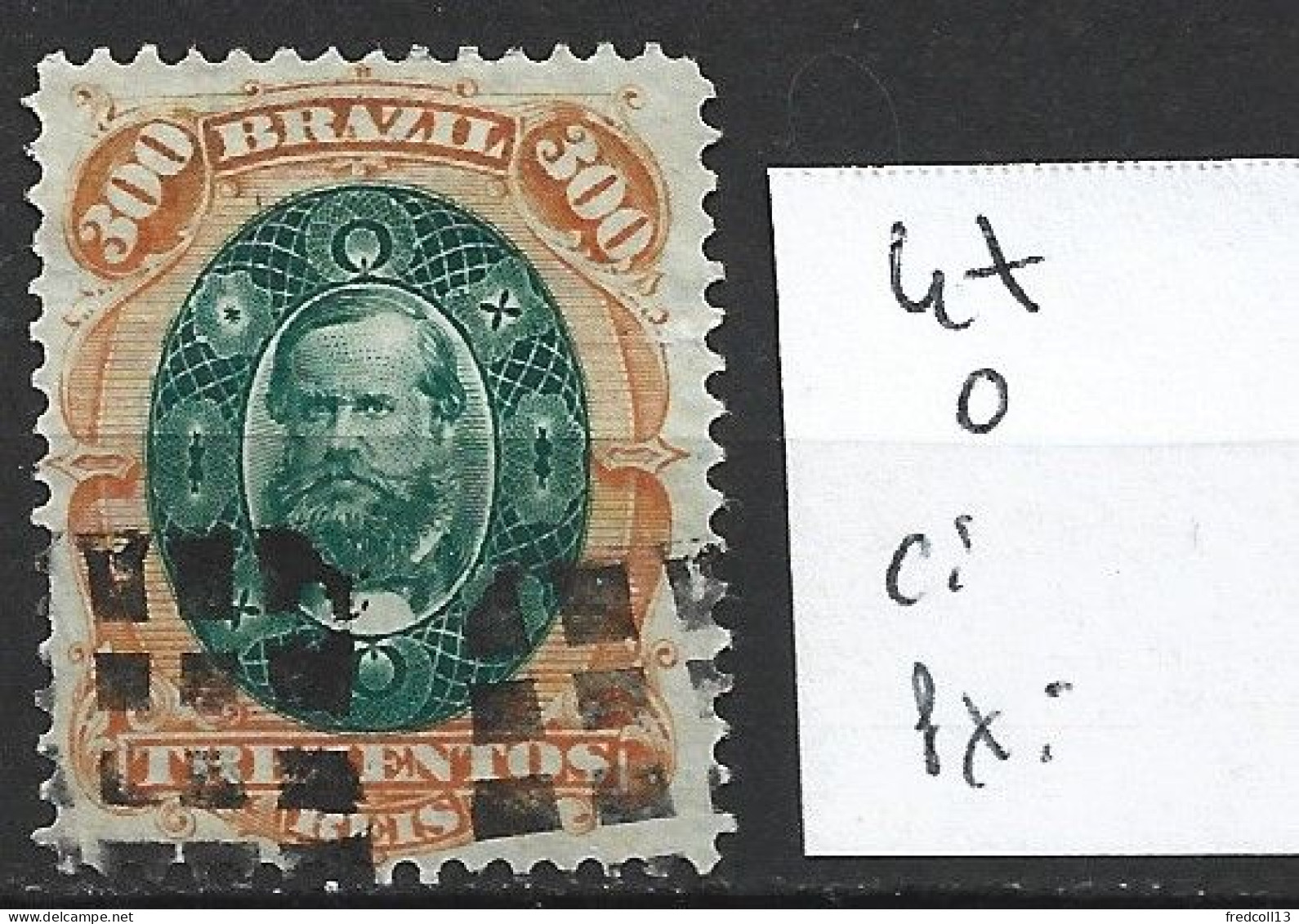 BRESIL 47 Oblitéré Côte 28 € - Used Stamps