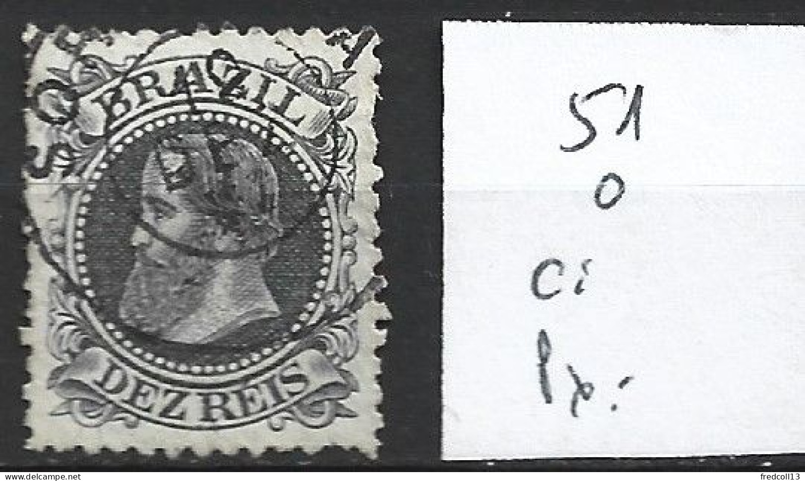 BRESIL 51 Oblitéré Côte 20 € - Used Stamps