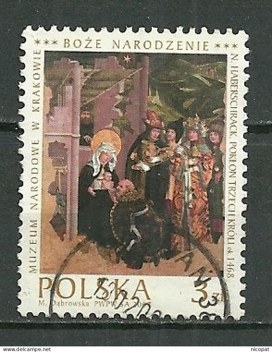 POLAND Oblitéré 4080 Noël Adoration Des Mages Mikolaj Haberschrack - Gebraucht