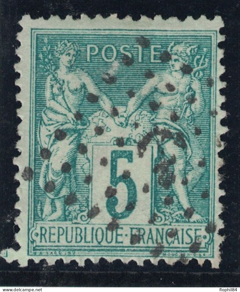 SAGE - N°75 - JOUR DE L'AN - ANCRE MARITIME. - 1876-1898 Sage (Type II)