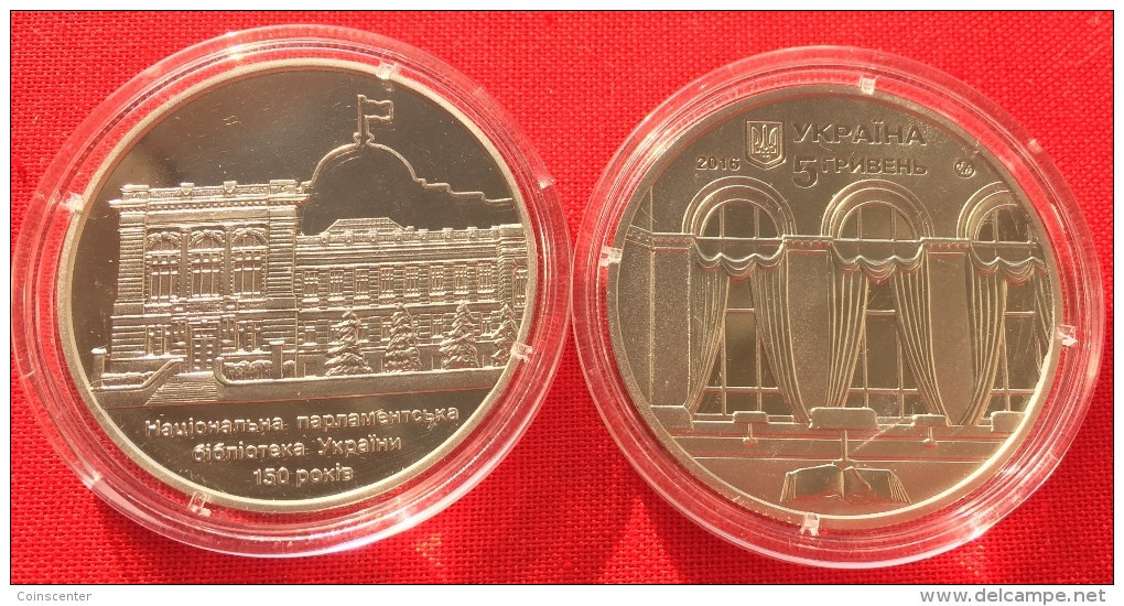 Ukraine 5 Hryvnias 2016 "National Parliamentary Library" UNC - Oekraïne