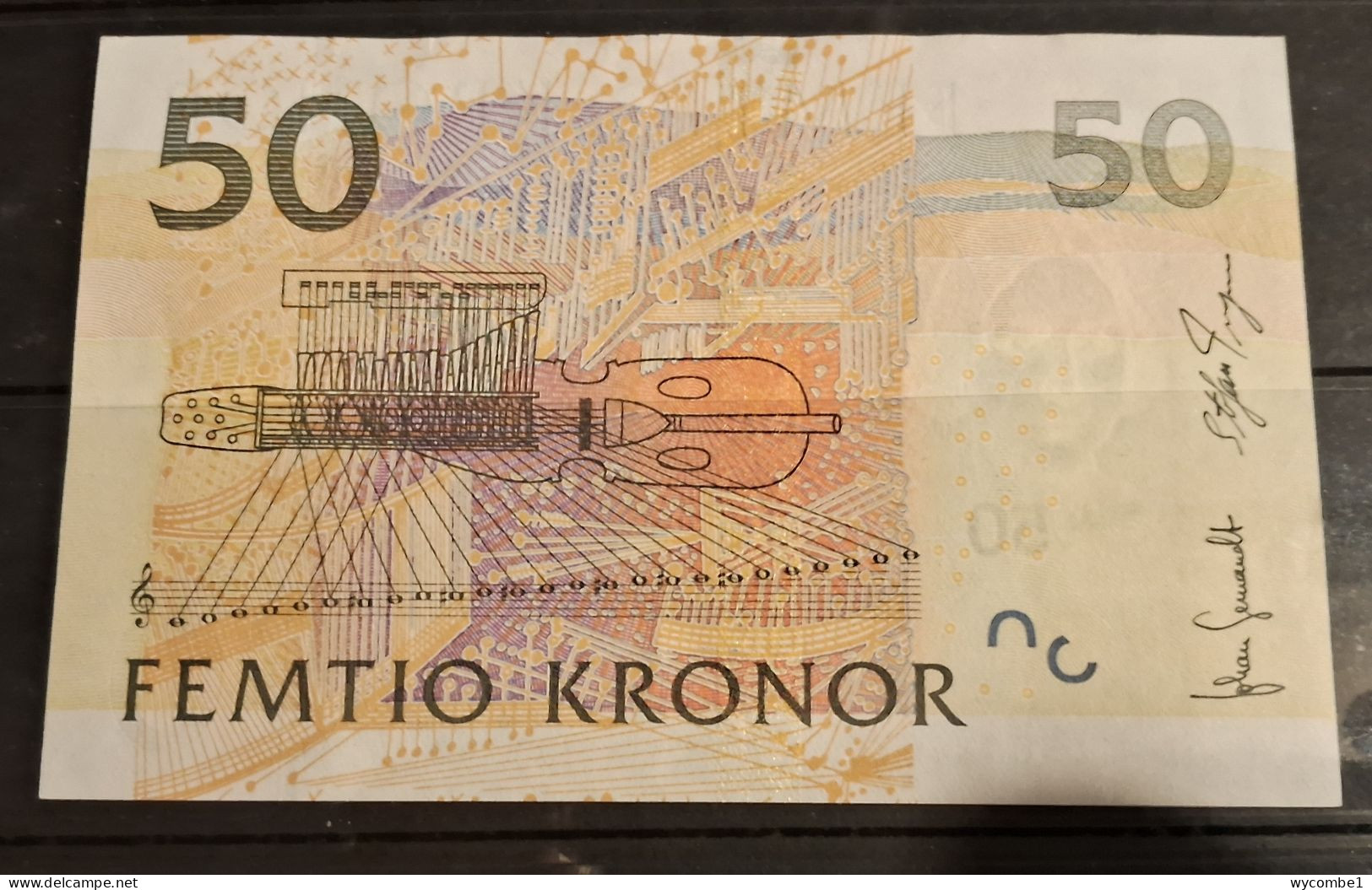 SWEDEN - 1986 50 Kronor XF Banknote As Scans - Svezia